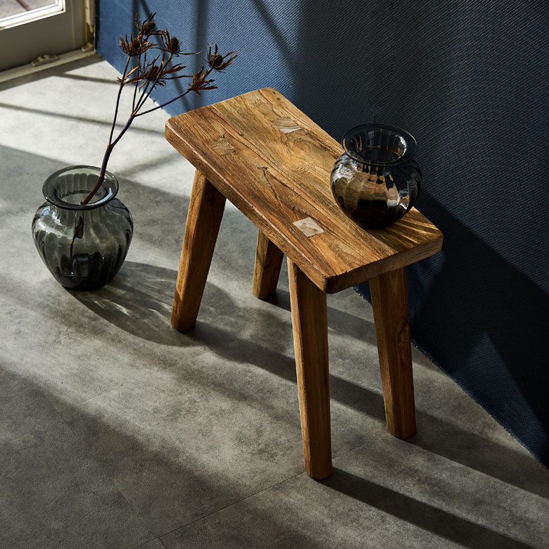 流木の花台⑧ 木製ベンチ ローテーブル スツール - インテリア