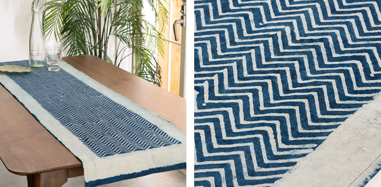 インドのテーブルランナー