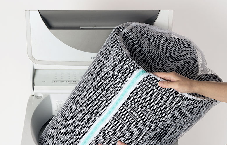 洗濯機で丸洗いできる