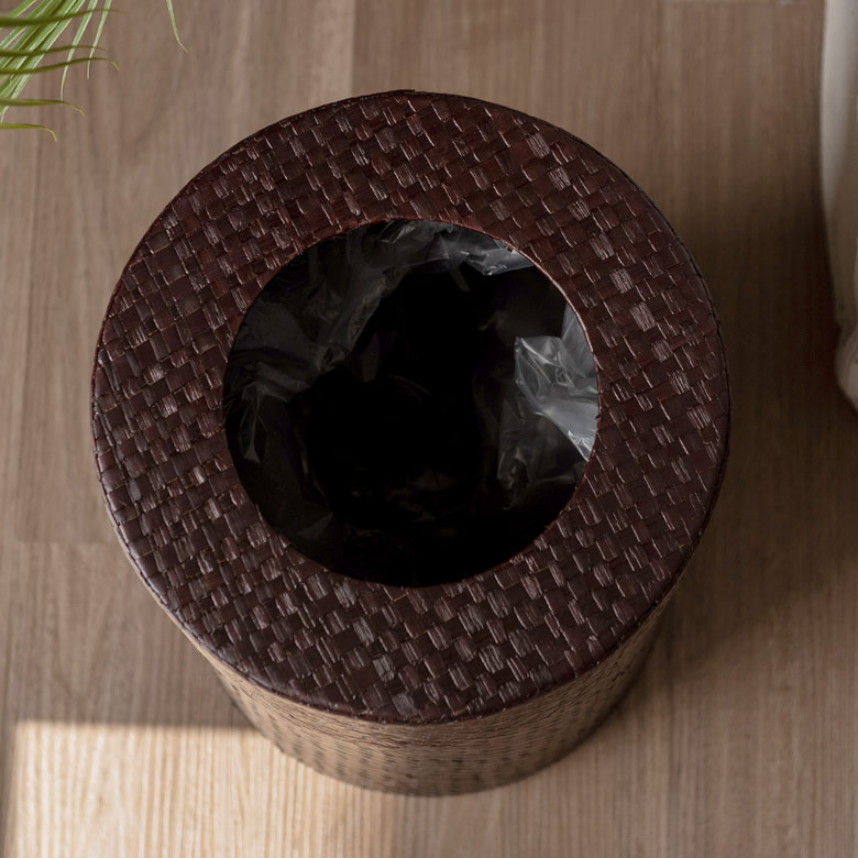 中のごみ袋が見えない二重構造