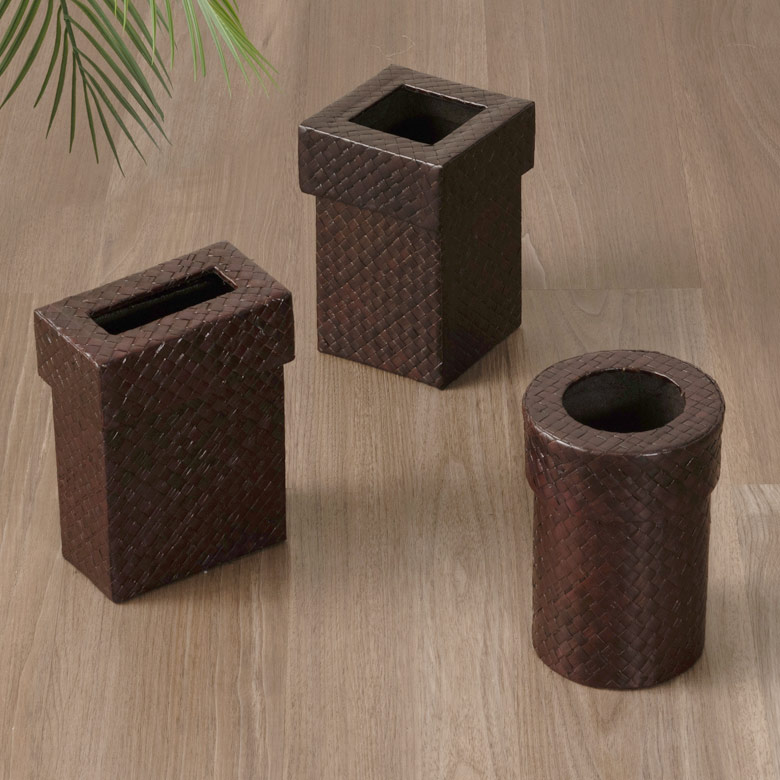 スリムで省スペース。3つの形状のダストボックス