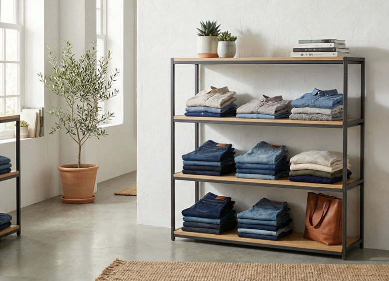 店舗空間に映えるディスプレイ什器