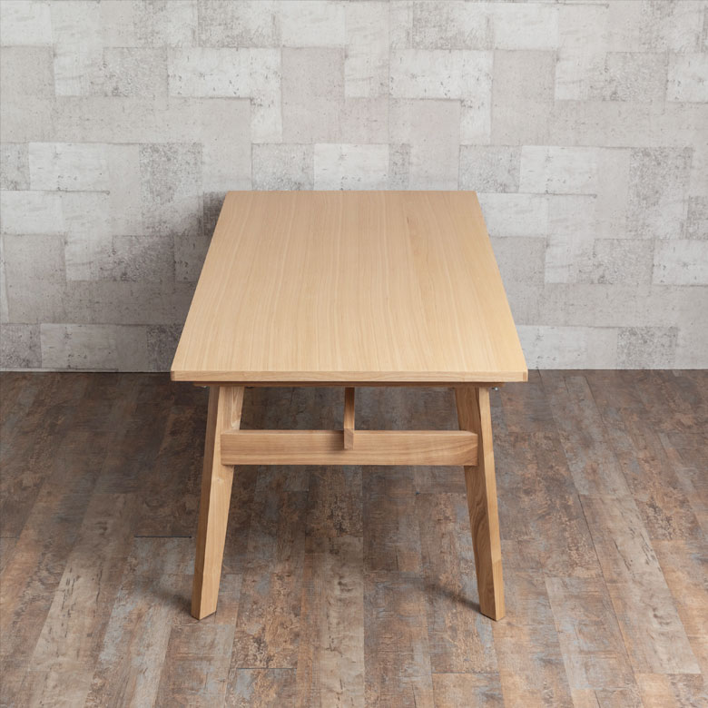 ダイニングテーブル 木製 長方形 4人掛け 幅160×奥行80cm 高さ65cm