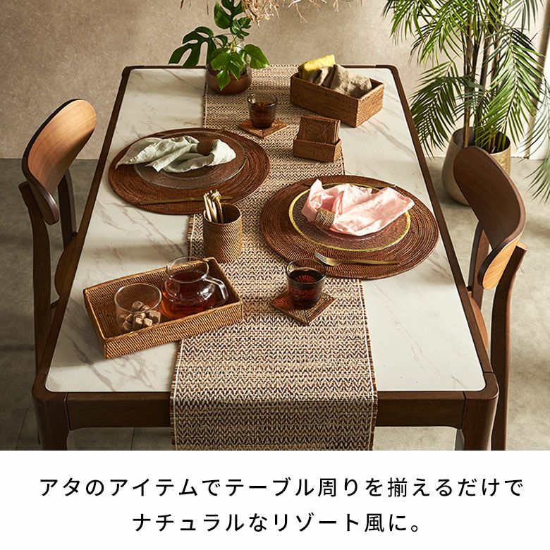 バリ島雑貨　カラーランチョンマット　丸型　バリ島小物　ラタン バリ島雑貨 カラーランチョンマット 丸型 バリ島小物 ラタン