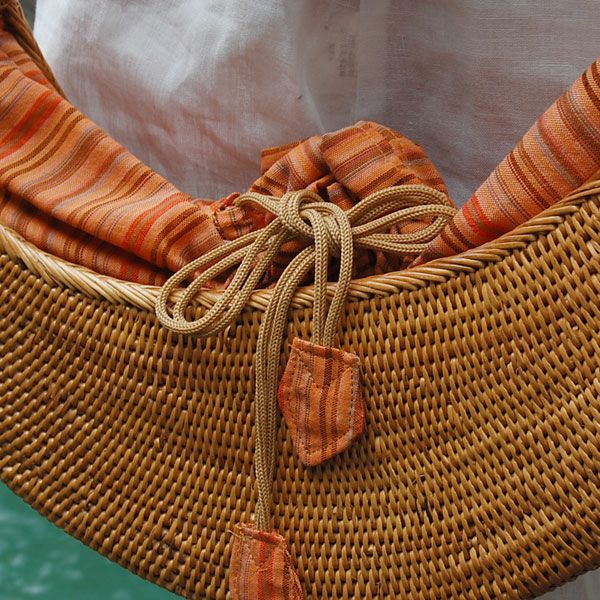 アタで編まれたかごバッグ(Gタイプ)