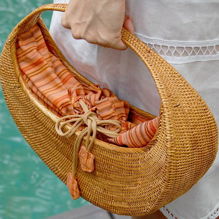 アタで編まれたかごバッグ(Gタイプ)