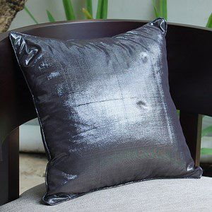【メール便対応】クッションカバーPLAINタイプ40x40cm[ダークグレイ色][5365]【アジアン雑貨のアジア工房本店】