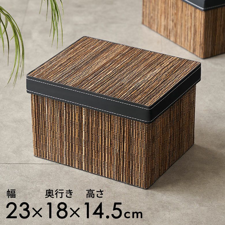 収納ボックス パームリディ フタ付き 折りたたみ 約 W 29 × D 36.5 × H