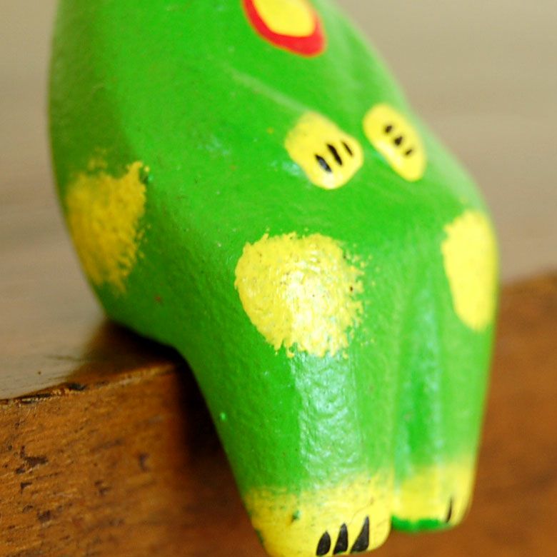 カエル好きさん必見!!カエルの木製置物 バリ雑貨バラ売り⭕バリ直仕入れ