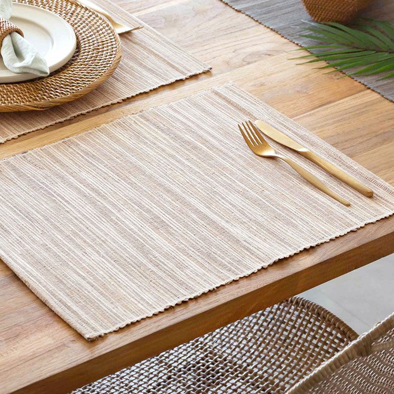 メール便対応】ランチョンマット バティック 布 さらさ 更紗