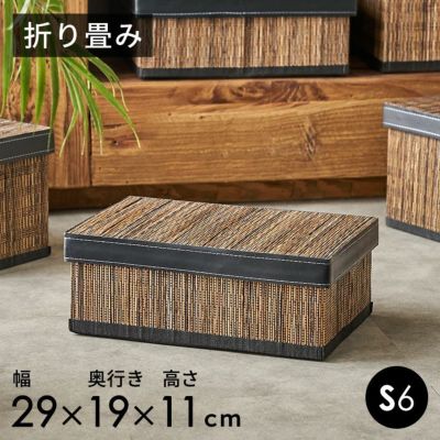 収納ボックス パームリディ フタ付き 折りたたみ 約 W 19 × D 29