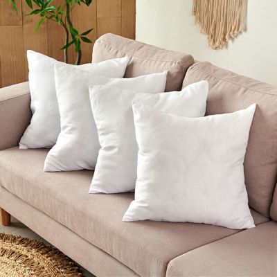 角型ヌードクッション45×45cm四角形 4個セット ヌードクッション 45cm 45×45cm 四角いクッション 正方形 角型 四角形 クッション 中身 クッションカバー用 ソファクッション インテリアファブリック アジアン雑貨 