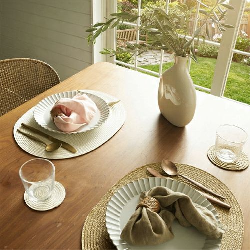 ラタン(籐) ランチマット＆コースター アジアン雑貨 ラタン 籐