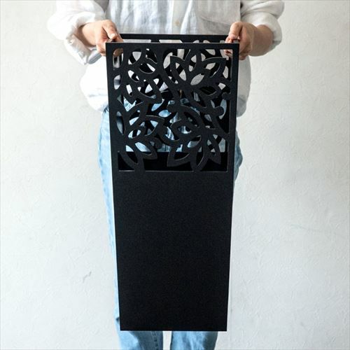 送料無料】蓮の花をモチーフにした彫刻アートの傘立て[vn50720