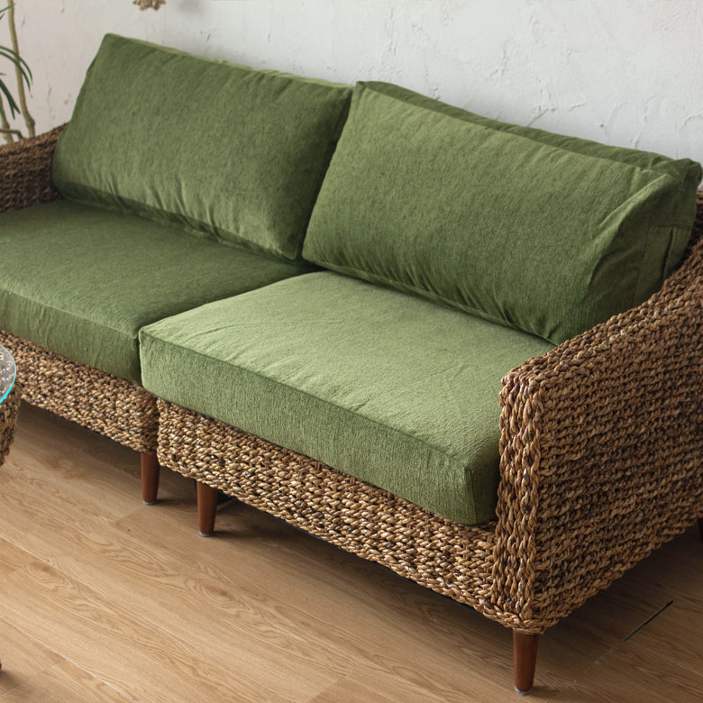 3人掛けソファ専用替えカバー3人掛け用カバーのみアジアンテイスト[96011-bk-96011-wh-96011-gr-96011-nbr-96011-nbe]【ソファカバー洗えるファブリックアジアンリゾートアジアン家具リゾートカバーリング】