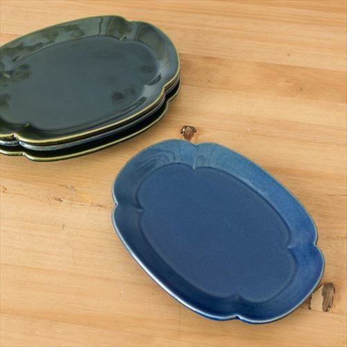 楕円皿 21.3cm 陶器製 木瓜皿 中皿 取り皿 [92084-wh 92084-gr 楕円皿 21.3cm 陶器製 木瓜皿 中皿 取り皿 [92084-wh 92084-gr