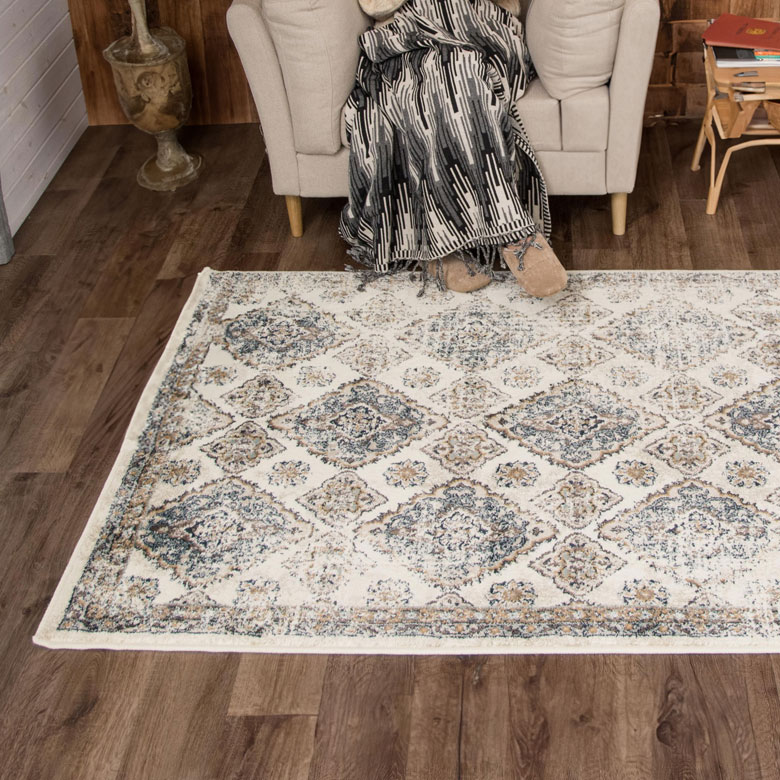 ラグラグマット約100×140cmオリエンタル柄ウィルトン織りカーペットペルシャ風ペルシャ絨毯風おしゃれ長方形絨毯じゅうたんオールシーズン春夏秋冬100cm100×140オリエンタルエスニックモロカンアジアン敷物マット北欧Amiraアミーラ[oa-eg830]