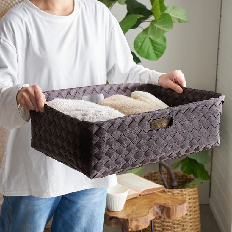 専用　白樺のかご　丸 ELEMENTS（インテリア） かご バスケット 3個セット 洗える 白樺