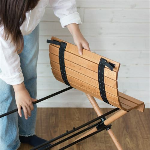 折りたたみ テーブル 木製 アウトドア 軽量 幅90cm 高さ40cm