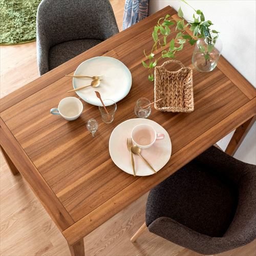 ダイニングテーブル 木製 120×80 長方形 4人掛け [91381]【 テーブル 食卓 天然木 ナチュラル アカシア ウッド シンプル 】