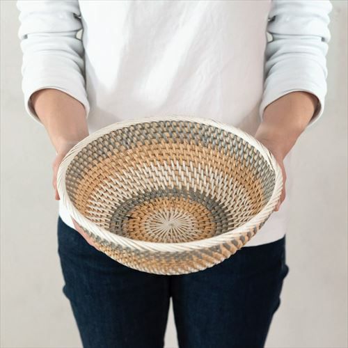 ラタン バスケット Weaves ウィーブス 正方形 Sサイズ 収納