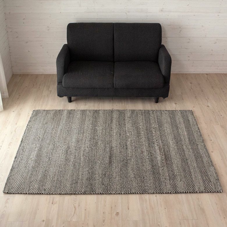 ラグ ラグマット 約140×200cm インド製 ウール コットン ラグ ラグマット 約140×200cm インド製 ウール コットン