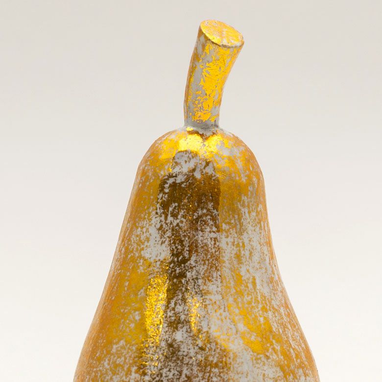 オブジェ ウッド 木製 木彫り 天然木 ペアー 洋ナシ 洋梨 フルーツ