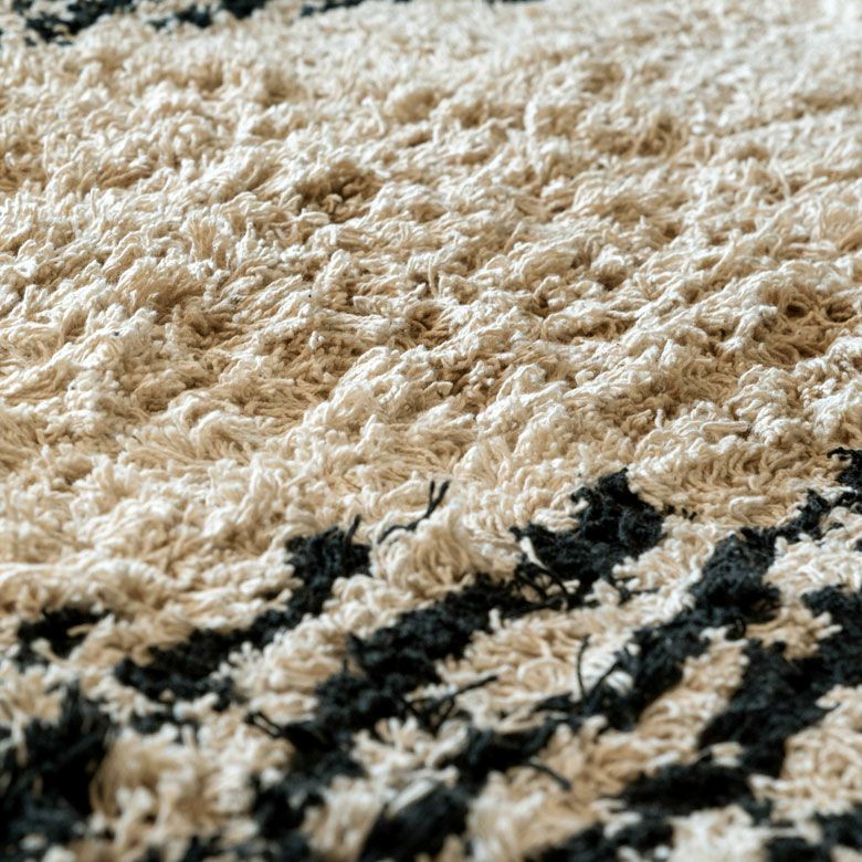 ラグ ラグマット ダイヤ柄 ダイヤモンド シルエッ ト デザイン 140