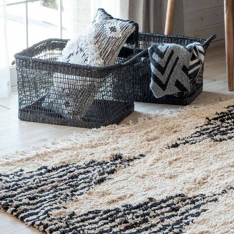 ラグ ラグマット ダイヤ柄 ダイヤモンド シルエッ ト デザイン 140