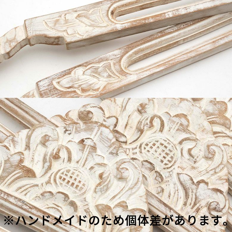 イカットハンガー アンティーク風 木彫り 彫刻 レリーフ イカットハンガー アンティーク風 木彫り 彫刻 レリーフ