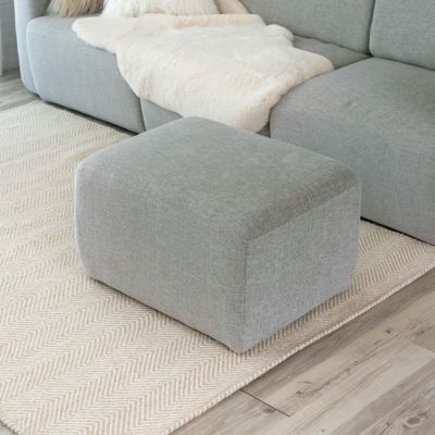 オットマン 足置き クロスレザー ポリエステル 四角 W 77cm × D オットマン 足置き クロスレザー ポリエステル 四角 W 77cm × D