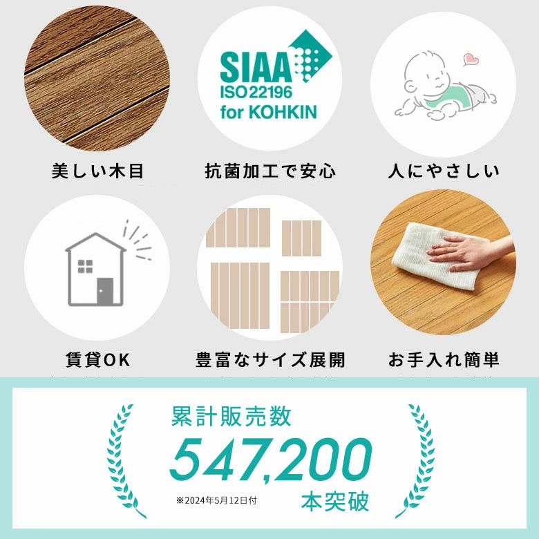 【2梱包タイプ】【送料無料】【低ホルマリン】【抗菌加工】【天然木】軽量ウッドカーペット江戸間6畳用約260x350cmTU-90シリーズ【フローリングリフォームフローリングカーペットフローリングマットウッドマット6帖かーぺっとおしゃれマットアジア工房】