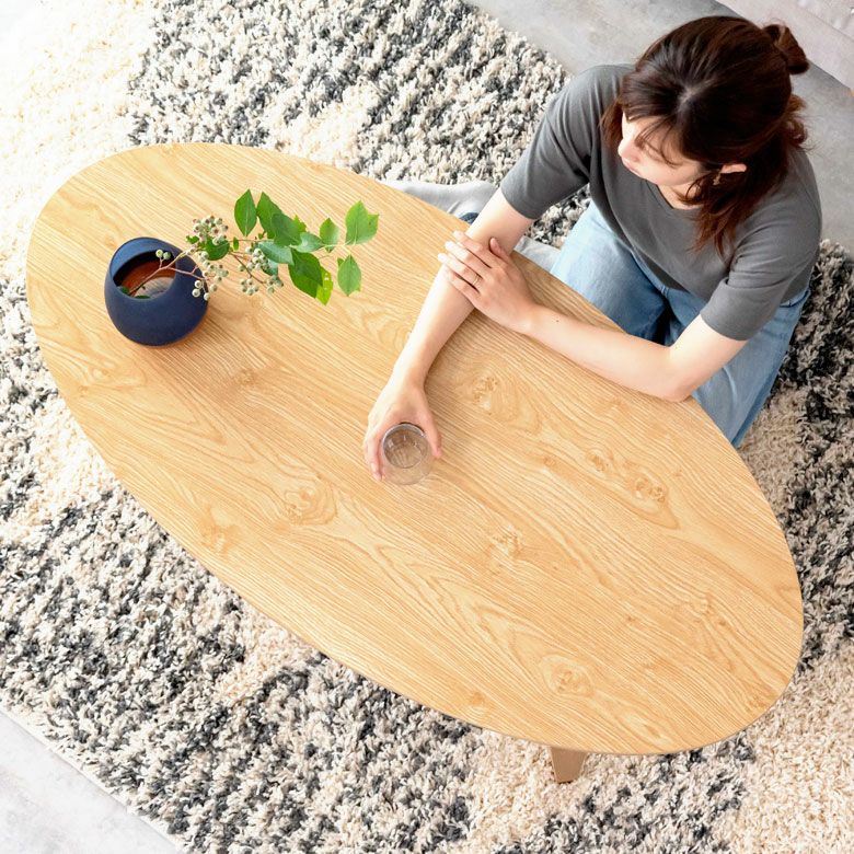 こたつ コタツ テーブル オーバル メラミン樹脂 W 120 × D 60