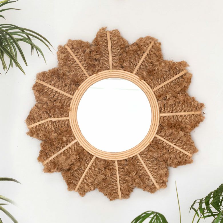 □壁掛け鏡□ウォールミラー アジアン/エスニック 【公式通販】