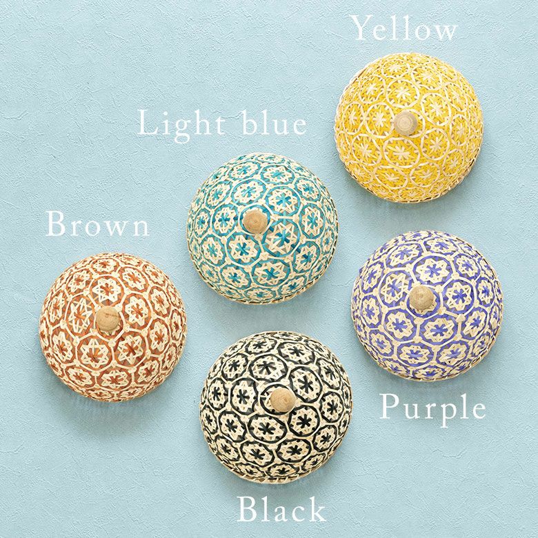 フードカバー バンブー カバー 直径 約 20cm ブラウン ブラック