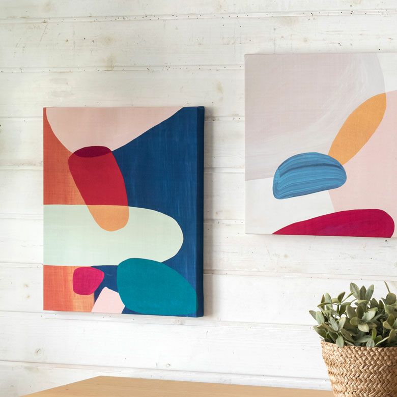 アートパネル Pop colors ポップカラーズ キャンバス アート 幅30cm 高