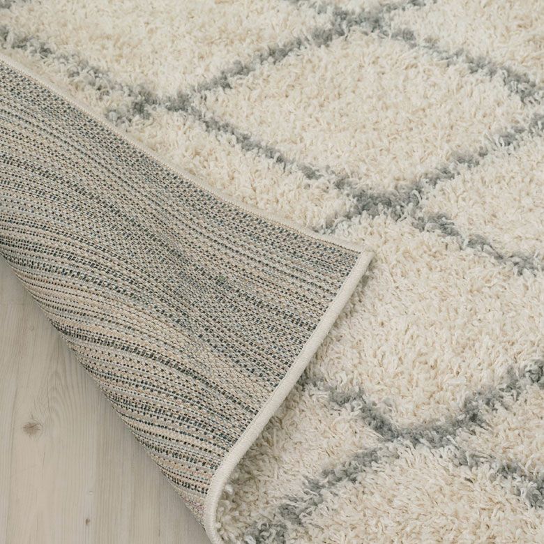 ベニオワレン風シャギーラグ 100×140cm モロカンデザイン ベニオワレン風シャギーラグ 100×140cm モロカンデザイン