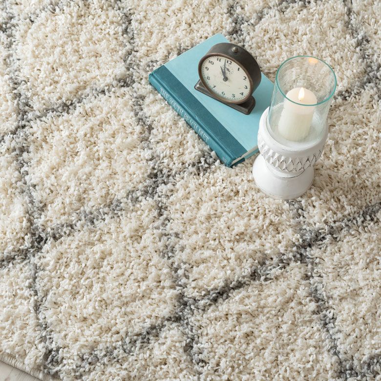 ベニオワレン風シャギーラグ 100×140cm モロカンデザイン ベニオワレン風シャギーラグ 100×140cm モロカンデザイン