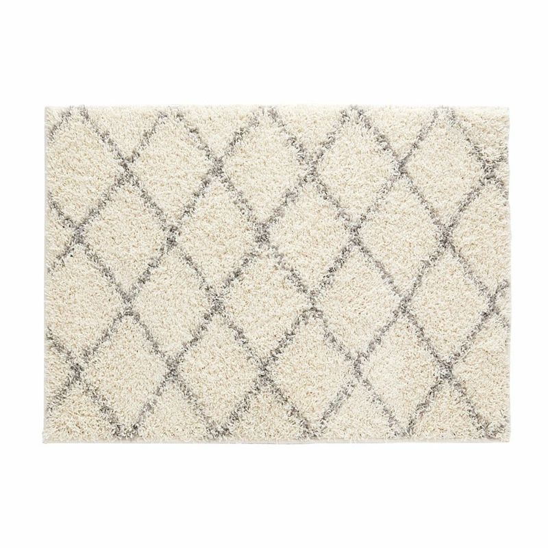 ベニオワレン風シャギーラグ 100×140cm モロカンデザイン ベニオワレン風シャギーラグ 100×140cm モロカンデザイン