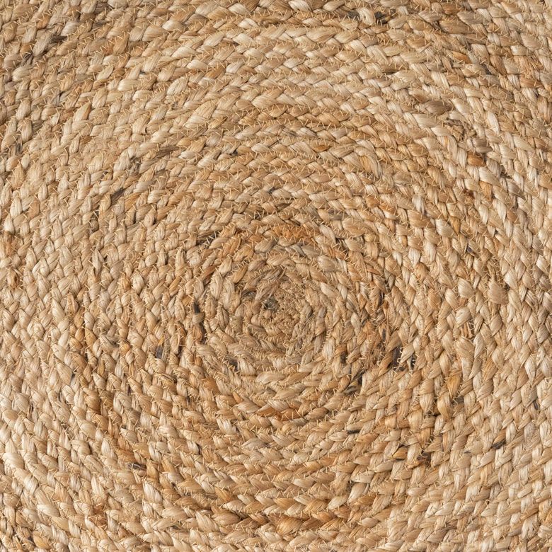 ラグラウンドジュートラグネイビーライン約120×120cm[34531]【ラグマット円形丸天然素材カーペット絨毯じゅうたん夏春秋冬オールシーズンおしゃれ北欧ナチュラルBOHOボーホー海外インテリアアジアン雑貨アジアン雑貨】