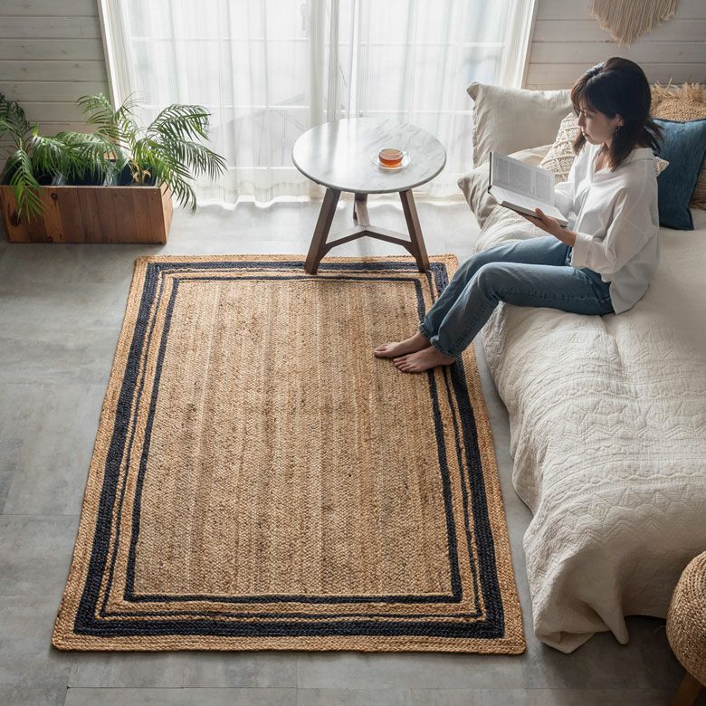 ラグ カーペット ジュートラグ 幅190cm 130×190 長方形 約 W ラグ カーペット ジュートラグ 幅190cm 130×190 長方形 約 W