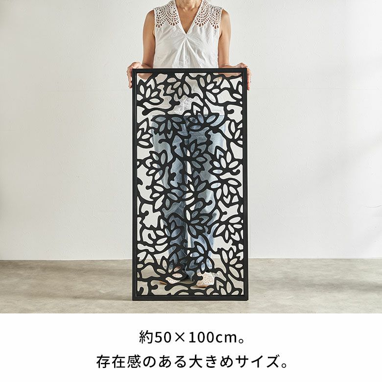 モダンなリゾート感を演出する長方形のアートパネル50×100cmロータスMULIAムリア木彫り木彫りの壁掛けインテリアレリーフ欄間木製彫刻アート絵画ウッドパネルオブジェウォールデコレーションアジア雑貨アジアン雑貨[vn50529]