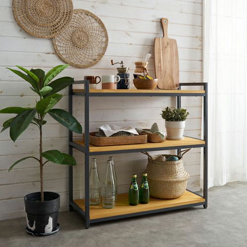 ジャーナルスタンダードファニチャー風 インダストリアル 木製ラック シェルフ journal standard Furniture (ジャーナルスタンダード