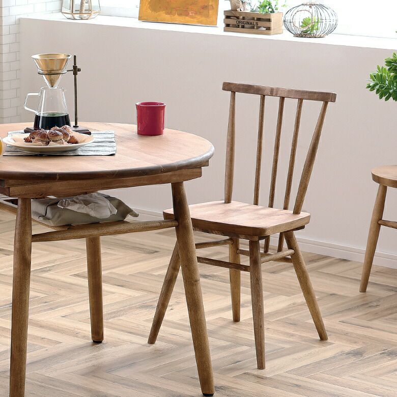 H46 美品 大塚家具 牛革＆アイアン ハイバック ダイニングチェア 2脚セット