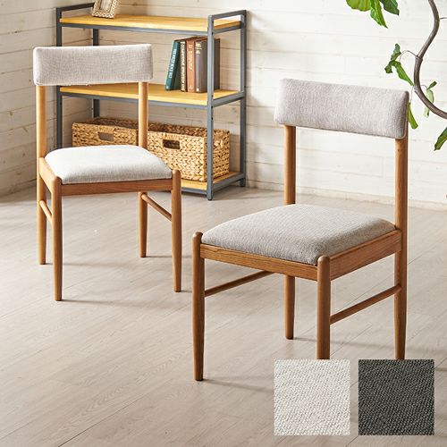 CangLong ベルベット製ダイニングチェア 【2脚セット】 北欧風 メタル  