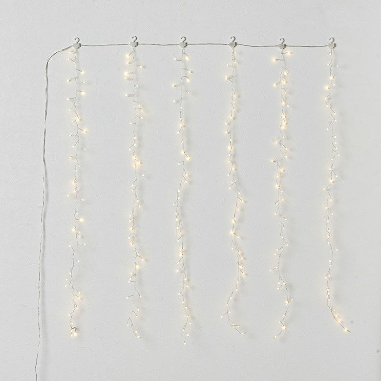 LEDライトクリスマス電飾LEDライン120cm6列タイマーイルミネーションライトUSBおしゃれシンプルかわいいクリスマスデコレーション間接照明オブジェインテリアハロウィンパーティー誕生日リゾート雑貨アジアン[94739]