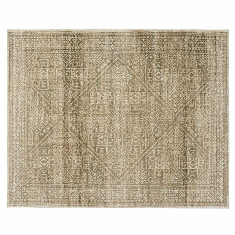 カーペット 絨毯 長方形 約200×250cm メダリオンブラウン 抗菌 防臭 消