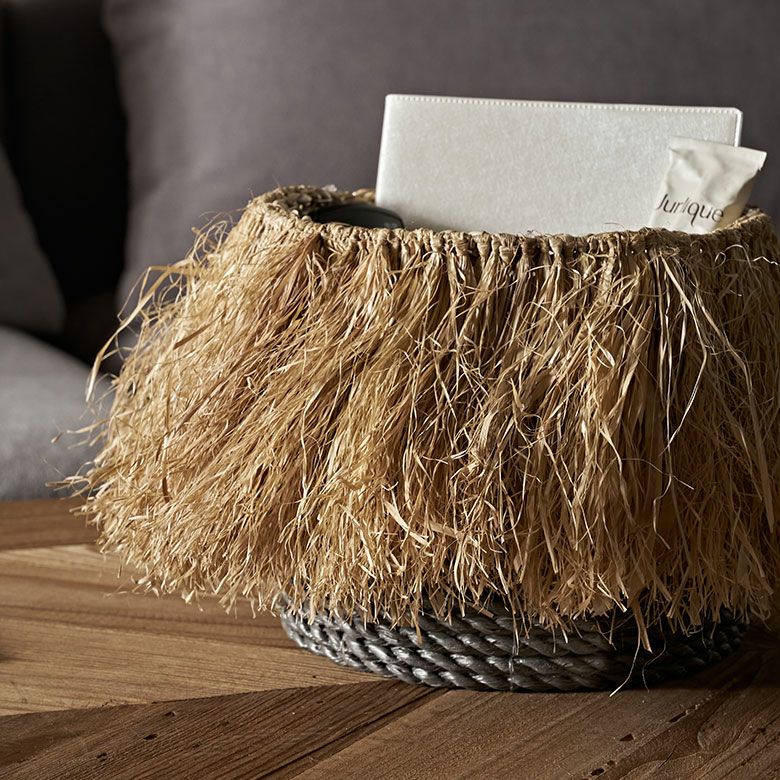 バスケットランドリーバスケットSサイズラフィア約W17cmD17cmH15cmナチュラルかごバスケット収納収納バスケット洗濯物入れおもちゃ入れリビングダイニング寝室キッチン洗面所おしゃれ北欧リゾート雑貨バリインテリアアジアン[s-14064]