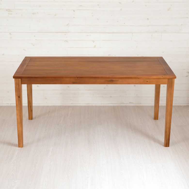 ダイニングテーブル木製長方形150×80cm４人掛け[91443]【テーブル天然木ナチュラルアカシアウッドシンプル】