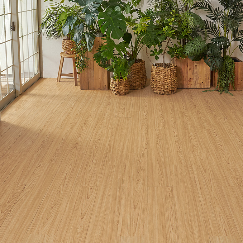 フロアタイルシールタイプ床材24枚セット約2畳ブラウンベージュ木目調フローリングタイルマットカーペット床フロアナチュラルフロアシート低コスト耐久性耐水性シール貼るだけ接着剤おしゃれ北欧リゾートインテリアDIYアジアン[set24-85001]